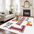 thumbnail image 1 of Laundry Room Area Rug 5x8 FT, Non Slip Bedroom Throw Carpet, Cartoon Washing Machine Clothes Washable Soft Floor Carpet Non-Shedding Rug for Living Room Nursery Dorm Office, 1 of 9