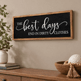 Laundry Room Decor Wall Art Wood Black 40"*15" - Walmart.com