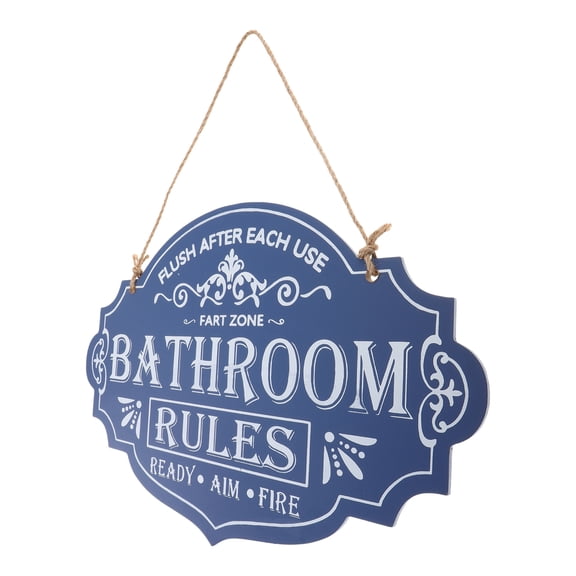 Laundry Room Decor for Wall Sign Number Decoration Ceiling Home Blue
