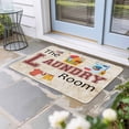 thumbnail image 1 of Laundry Room Door Mat Indoor Outdoor,Rustic Farmhouse Washing Machine Clothes Non Slip Welcome Mat with Rubber Backing,Absorbent Fabric Front Door Mats Entryway Rug for Home Patio Entrance 20"x31.5", 1 of 9