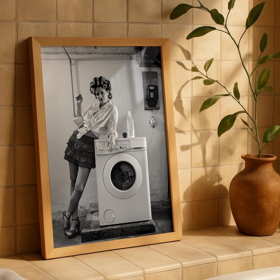 Laundry Room Posters Women Art, Utility Decor, 8x12 UNFRAMED