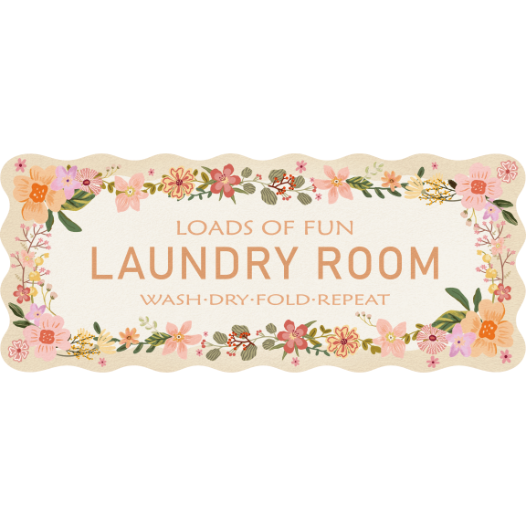 Laundry Room Rug 20x47inch White Floral Boho Floor mat, Non Slip Washable Laundry Mat for Laundry Room Decor, Soft Cushioned Runner Rug for Farmhouse Kitchen, Mudroom, Basement