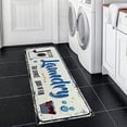 thumbnail image 1 of Laundry Room Rug Non-slip Flannel Floor Mat for Washroom Mudroom Kitchen Mat Area Rugs Laundry Runner Rug Tapis Cuisine, 1 of 5