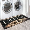 thumbnail image 1 of Laundry Room Rug Runner 20"x48" Non Slip Waterproof Laundry Mats for Laundry Room Decor Washable Floor Laundry Rug for Laundry Room, Mudroom, Kitchen, Washroom, Bathroom (Brown), 1 of 6