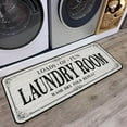 thumbnail image 1 of TJOUL Laundry Room Rug Runner, Non-Slip Farmhouse Kitchen Floor Mat, Bathroom & Mudroom Runner, Laundry Room Decor Accessories, Beige, 20 x 47 in, 1 of 14