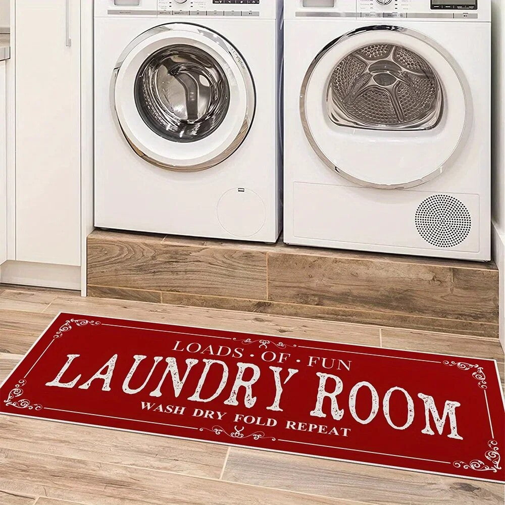 Laundry Room Rug Runner Non Slip Laundry Mats Mudroom Runner Farmhouse ...