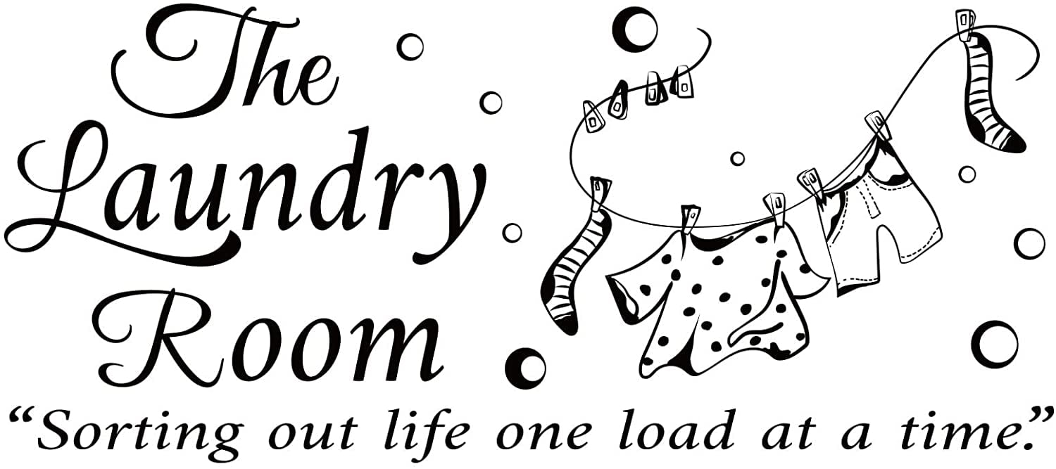 Laundry Room Vinyl Wall Decal Wall Sticker Bubble Sticker Decals