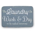 thumbnail image 1 of Laundry Room Wash Dry Or Be Naked Tomorrow Vintage Doormat Welcome Door Mats Washable Mat Non Slip Cute Entrance Bathroom Rug for Home Indoor Home Kitchen Gift for Women Men 16x24 Inch, 1 of 4