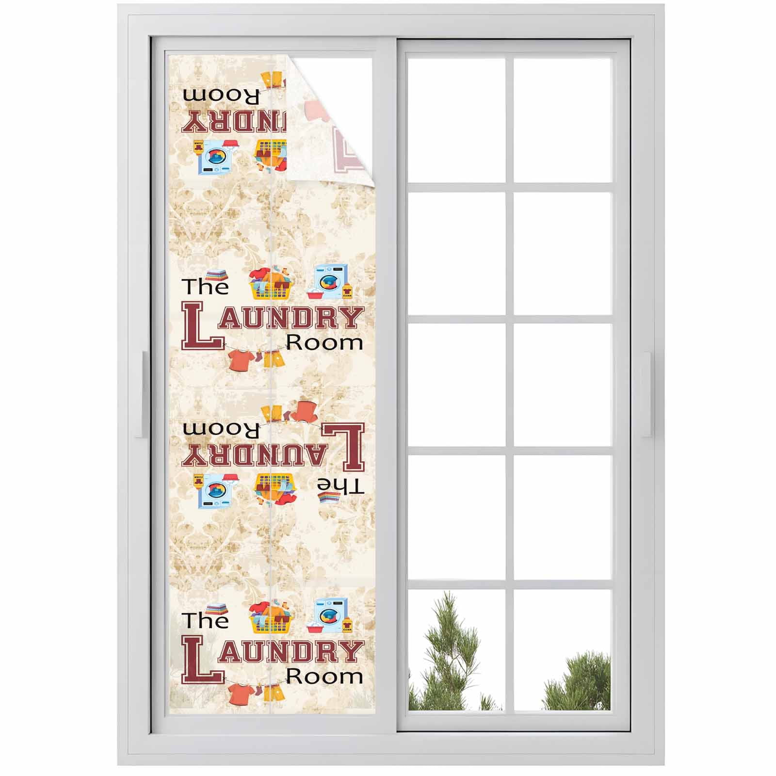 Curated visual reference: Fresh Look at Laundry Room Window Privacy Film Rustic Farmhouse Washing Machine