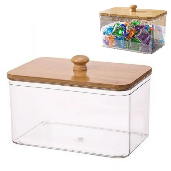 Laundry Sheet Holder With Lid, Laundry Room Storage Containers, Laundry Pod Container Jars, Dryer Sheet Organizer, Laundry Room Accessories