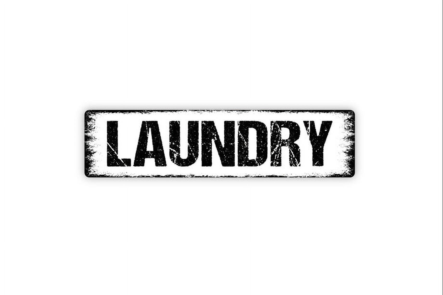 Laundry Sign Laundry Room Laundromat Wash Dry Fold Clean Dirty Rustic