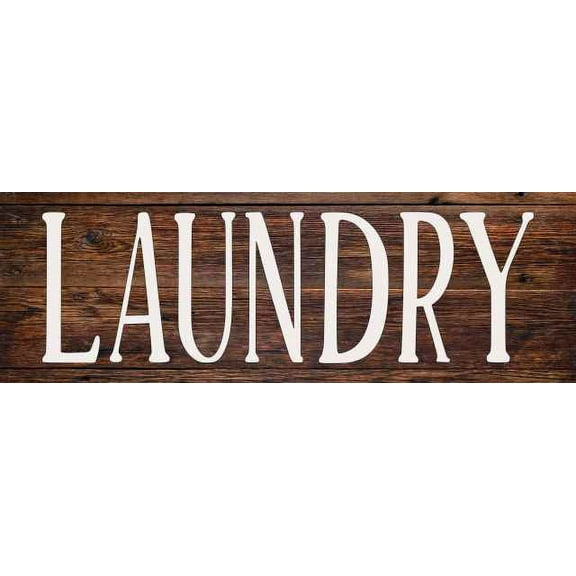 Laundry Sign Rustic Looking Wood Sign Wall D?cor Gift 8x24 Wood Sign B3-08240028005