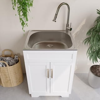 24 Inch Laundry Sink Cabinet 25 In Laundry Cab With Extra Deep Sink