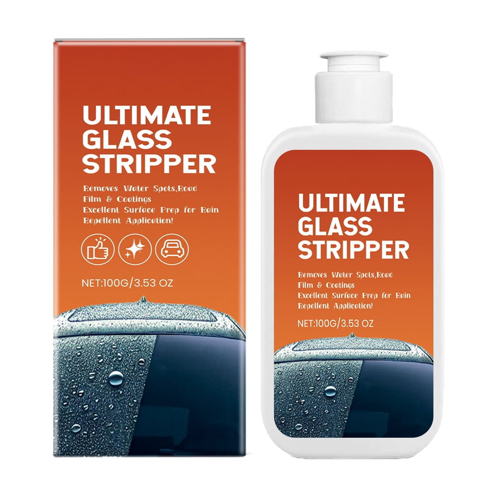 Laundry Soap Car Glass Cleaner, Oil Film Removal Paste, Strong Front ...
