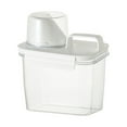 thumbnail image 1 of Laundry Soap Detergent Dispenser Container, Laundry Powder Storage Box, Washing Powder Barrel with Scale Heavy Duty Airtight Cover, Clear Laundry Soap Container for Laundry 1100Ml, 1 of 6