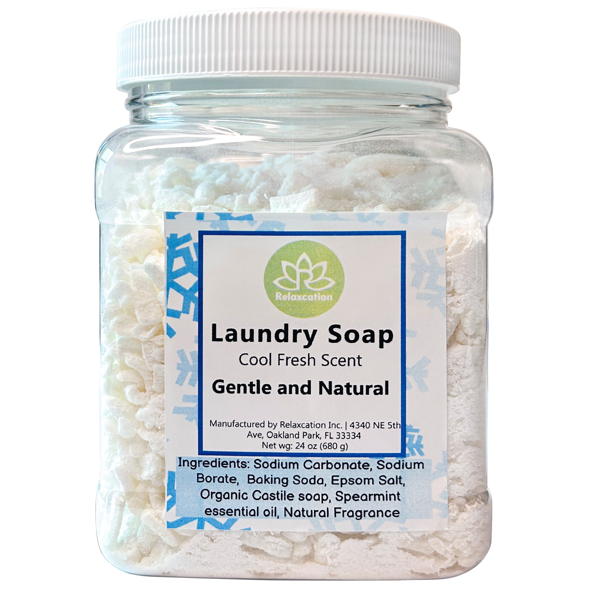 Laundry Soap Natural Only 5 Ingredients Soda, Salt, Borax, Soap