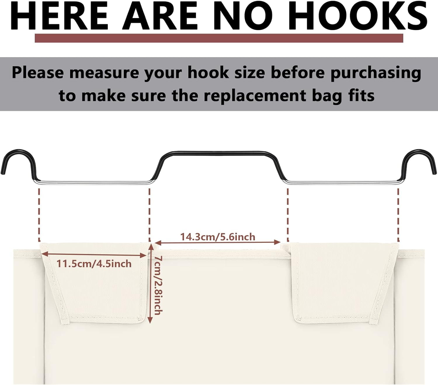 Laundry Sorter Replacement Bags Hamper Cart Removable Replacement Bags