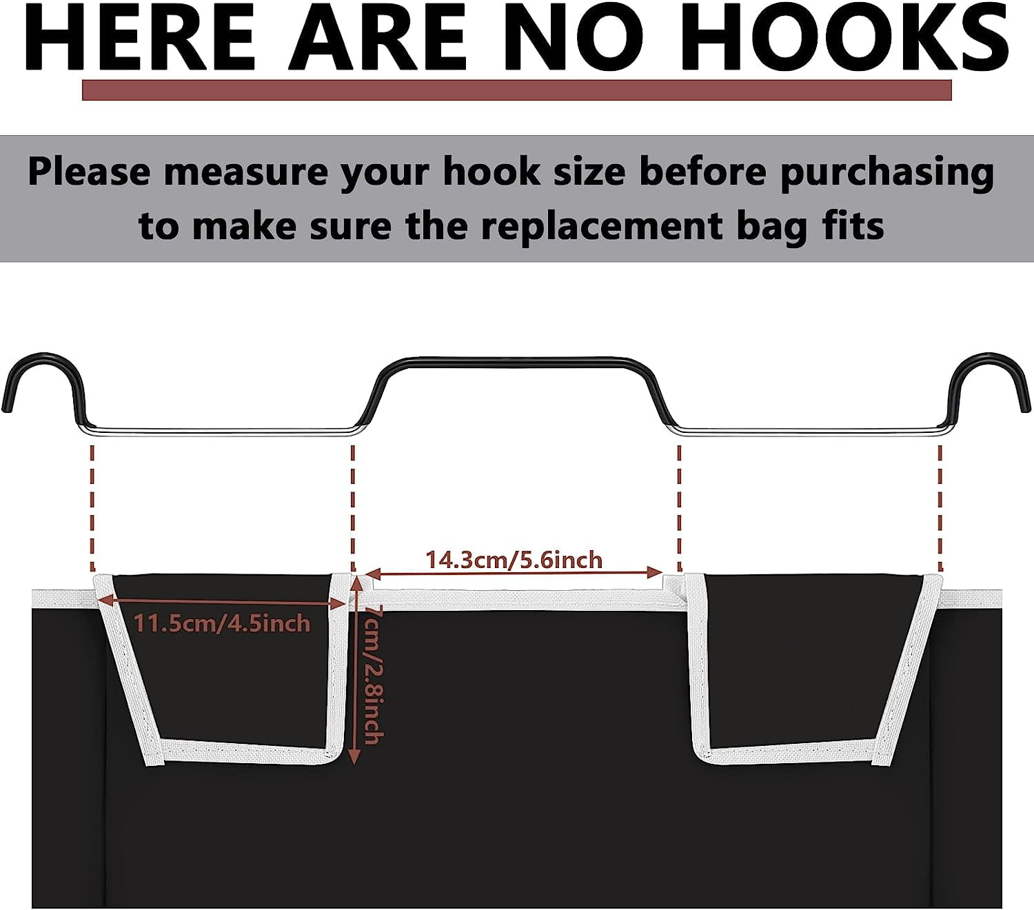 Laundry Sorter Replacement Bags Hamper Cart Removable Replacement Bags