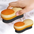 thumbnail image 1 of Laundry Stain Brush 1Pc Two-Side Soft Bristle Scrub Brush for Stain Removal Silicone Household Clothes Washing Brush Dual-Use Scrubbing Brush for Clothes Underwear,Soft Laundry Cleaning Brush, 1 of 9