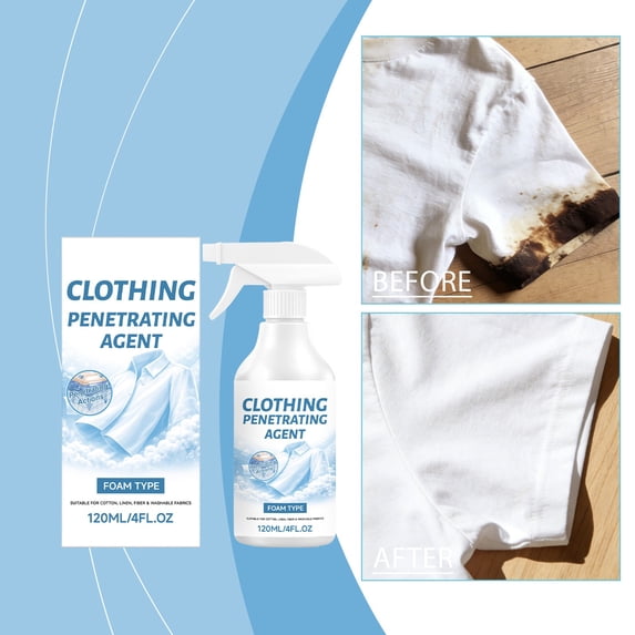 Laundry Stain Remover, Active Enzyme Formula is Fragrance, Removes Everyday Stains, Stubborn Stains Cleaner, 4 Oz
