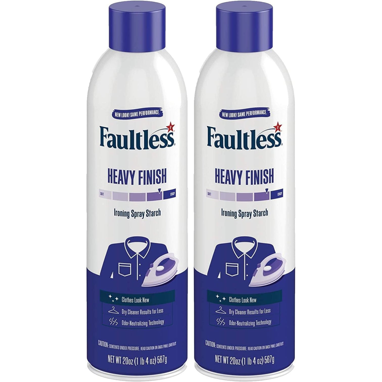 Faultless Heavy Hold Ironing Enhancer Spray Starch 20 oz. Can