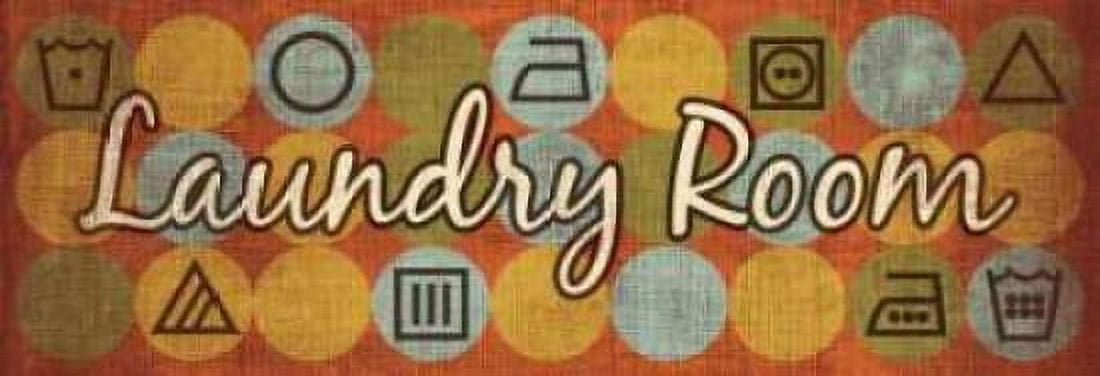 Laundry Symbols Panel I Canvas Art - N Harbick (8 x 24)