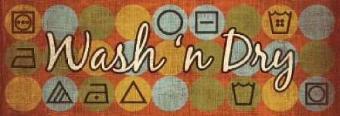 Laundry Symbols Panel II Canvas Art - N Harbick (12 x 36)