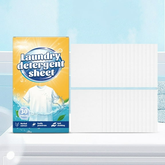 Laundry Tablets Cleaning & Softening | Deep Stain Removal Laundry Detergent Tabs • Fresh Scent • Anti-Yellowing • Reduces Static • 120 Tablets Bulk Pack