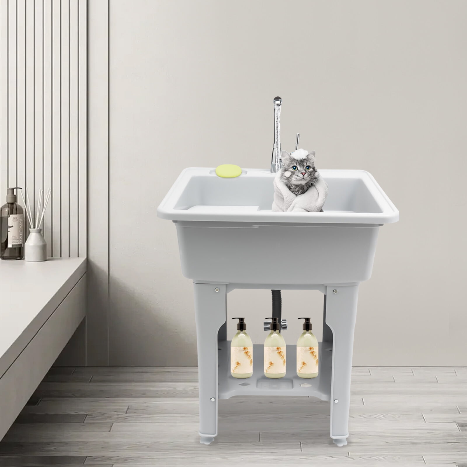 For Laundry Room Garage Shop Utility Sink Laundry Tub w/ Faucet & Basement SALE