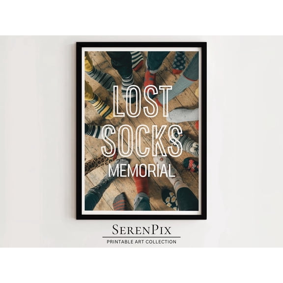 Laundry Wall Art Lost Socks Memorial Wall Art For Laundry Room Laundry Quote Utility Room Decor Wall Art
