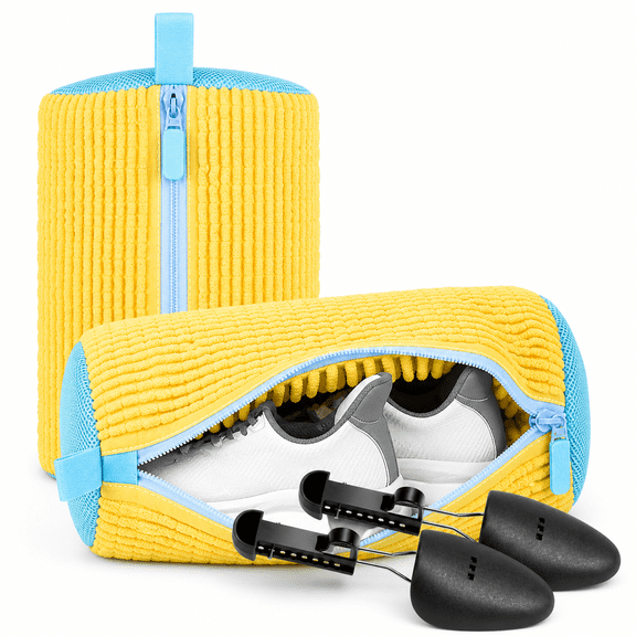 Laundry Wash Bag With L Shoe Tree, 2 Count