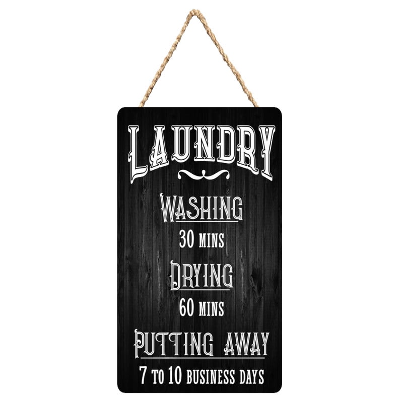 Laundry Washing 30 Minutes Drying 60 Minutes Wood Sign Farmhouse laundry-washing-30-minutes-drying-60-minutes-wood-sign-farmhouse