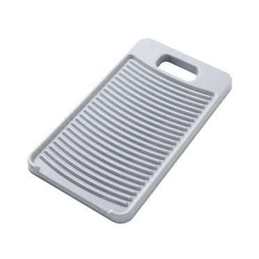 Laundry Washing Board Household Clothing Pp Cleaning Board Small Washing Board Durable Washboard Rectangle Wash Board, Non-slip Washboard Scrubbing Board, Hand Laundry Scrubber, ( Gray )