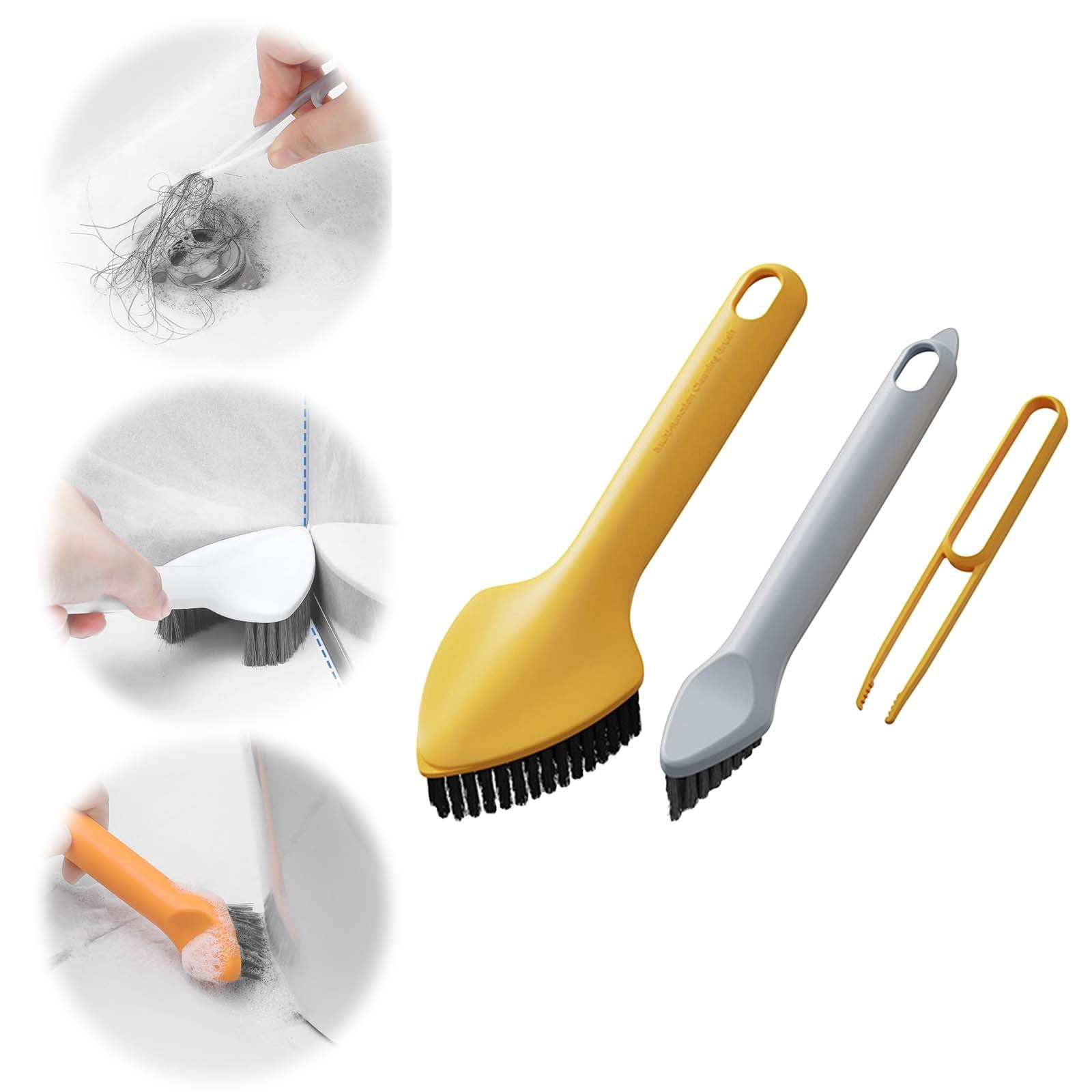 Laundry Washing Brushes For Clothes And Shoes Stain Remover Brushes With Long Handle Easy To