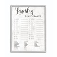 thumbnail image 1 of Laundry Word Scramble Fun Family Word Design Gray Farmhouse Rustic Framed Giclee Texturized Art by Daphne Polselli, 1 of 7