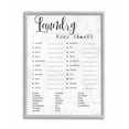 thumbnail image 1 of Laundry Word Scramble Fun Family Word Design Gray Farmhouse Rustic Oversized Framed Giclee Texturized Art by Daphne Polselli, 1 of 7