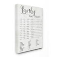 thumbnail image 1 of Laundry Word Search Fun Family Word Design Oversized Stretched Canvas Wall Art by Daphne Polselli, 1 of 6