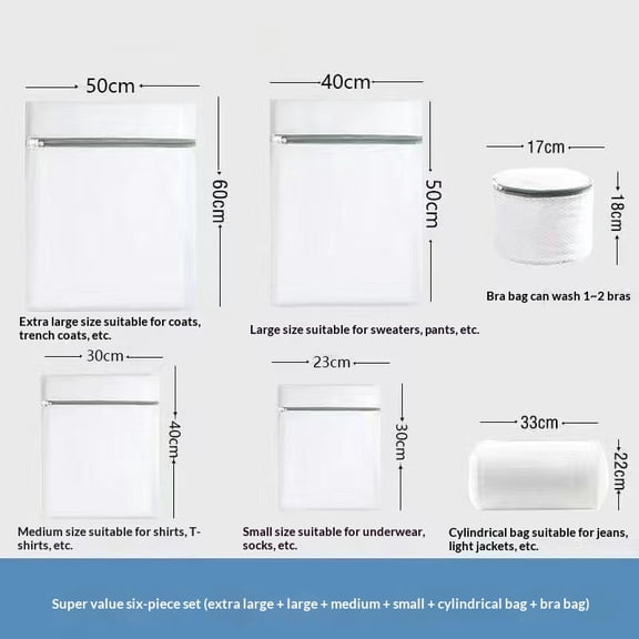 Laundry bag, designed for machine washing. Specialized laundry net bag for clothing, undergarments, fine mesh pockets to prevent deformation. Durable, sturdy laundry net bags.