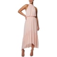thumbnail image 1 of Laundry by Shelli Segal Womens Chiffon Sleeveless Halter Dress, 1 of 2