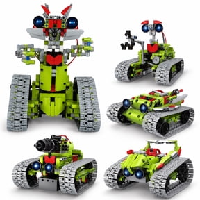 Launx STEM Mantis Robot Building Kit, 5-in-1 RC Remote Control Coding Robotics Toy, 705 Pieces