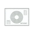 Lauou Newest Extra Large Baking Mat With Measurements Non Stick