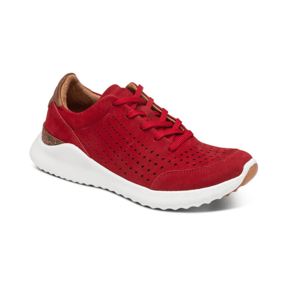 Aetrex Women's Laura Orthopedic Lace Up Sneakers for Women Walking Shoes
