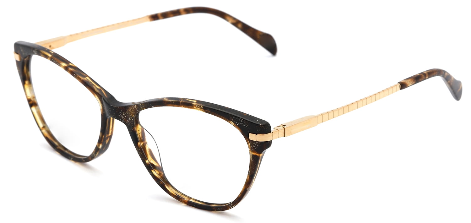 Laura Ashley Brown Glitter Cateye