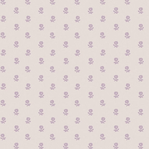 Laura Ashley Daisy Lavender Purple Wallpaper
