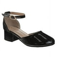 thumbnail image 1 of Laura Ashley Girls Low Heeled Dress Shoes. (Little Kids Big Kids), Black Patent, 3, 1 of 7