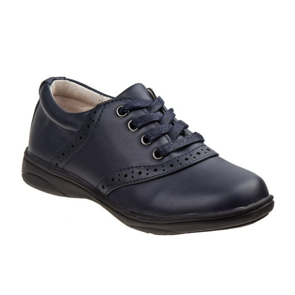 Laura Ashley Girls School Shoes. (Little Kids Big Kids), Navy, 3