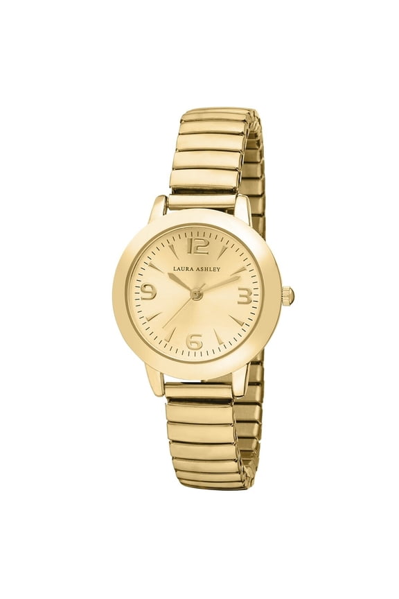 Laura Ashley Gold Women's Stainless Steel Bracelet Watch