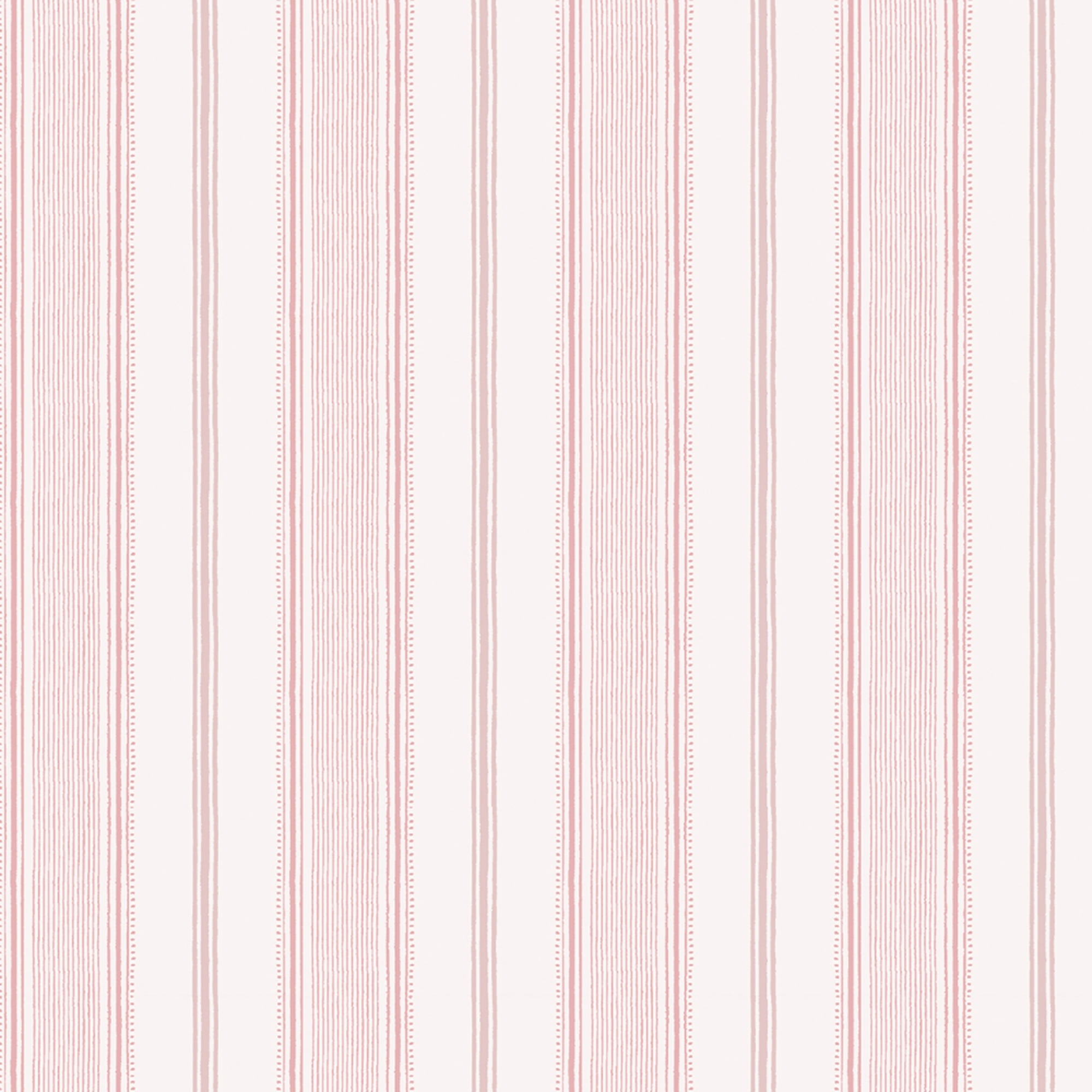 Laura Ashley Heacham Stripe Blush Wallpaper