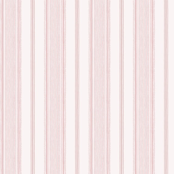 Laura Ashley Heacham Stripe Blush Wallpaper