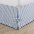 thumbnail image 1 of Laura Ashley Hedy Tailored King Bedskirt with Corner Ties in Blue, 1 of 2